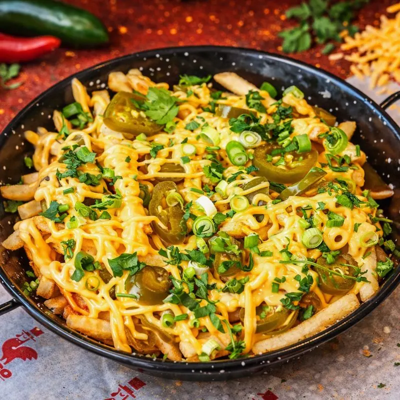 Cartofi loaded cu cheddar și jalapeño